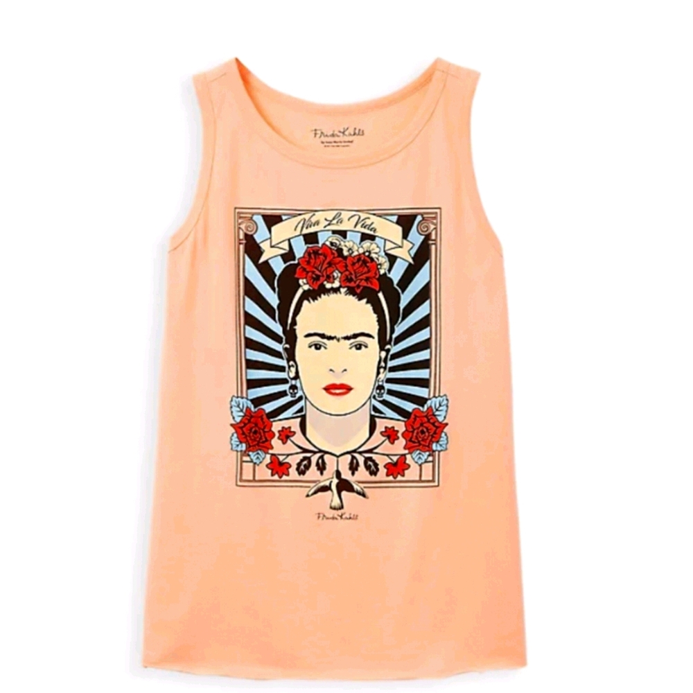 COPY - Torrid Classic Fit Tee - Frieda Kahlo Coral